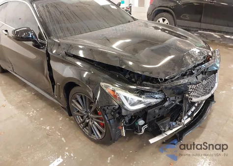 2017 Infiniti Q60 Red Sport 400 from USA, damaged, VIN JN1FV7EL9HM700856